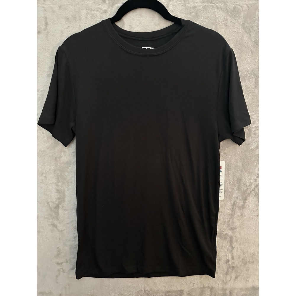 32 Degrees Cool T-Shirt Mens Small Soft Light Weight‎ Crew-Neck T-Shirt Black